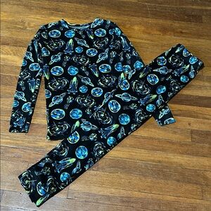Cat & Jack Super Soft Space Print Pajamas, Sz 14
